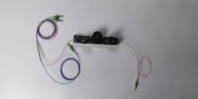 无源组件840nm三环偏振控制器混合2x2光纤耦合器OCT干涉系统专用